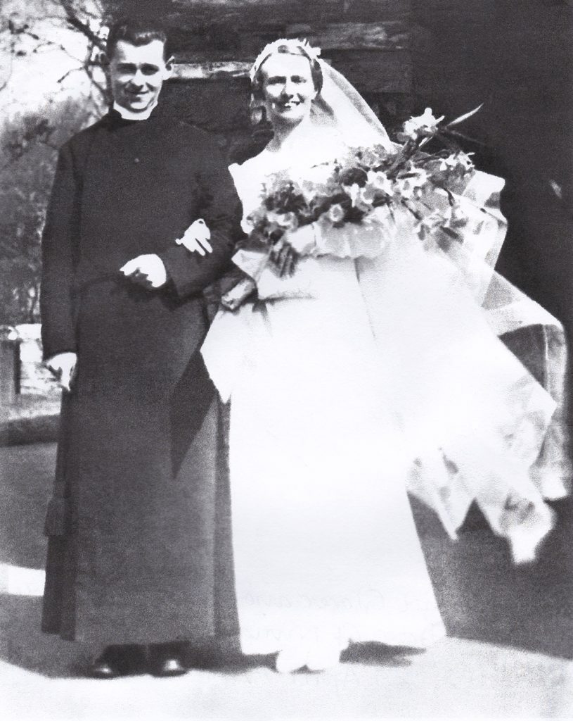 Dorothy Ethel Prince and Rev. Hugh Prince Wedding Day 29th April 1941